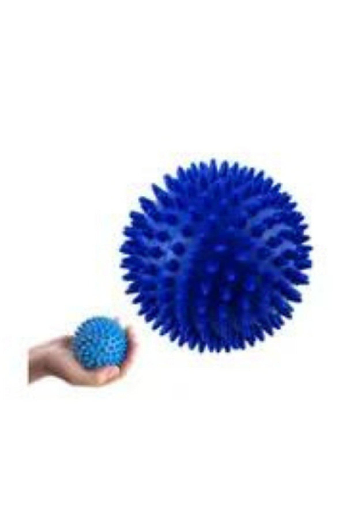 Duyu Uyarıcı,sert Dikenli Masaj Topu 9.5 Cm Mavi