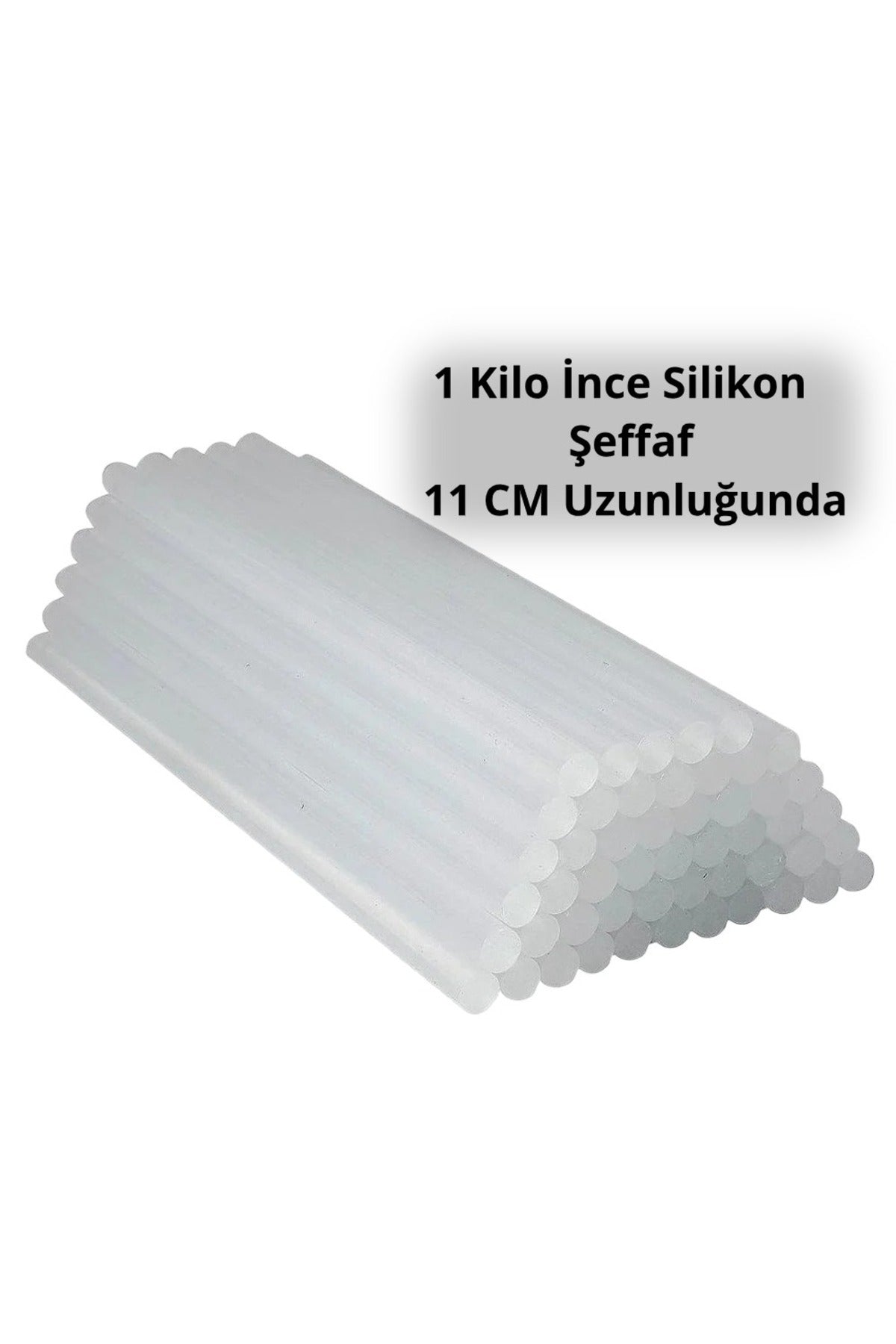 Mum İnce Sıcak Silikon Tabanca Mumu Çubukları 1 Kilo İnce kaliteli 30 cm uzunluk 11 mm çap