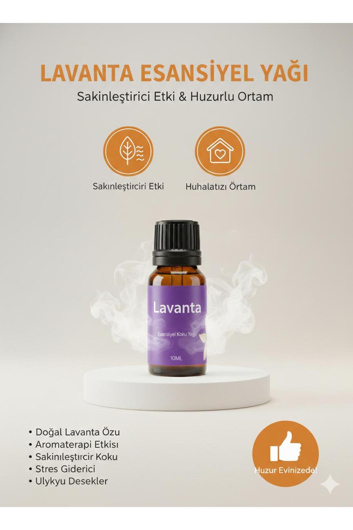 Lavanta Esansiyel Yağı 10 ML | Rahatlatıcı & Sakinleştirici Aromaterapi Yağı