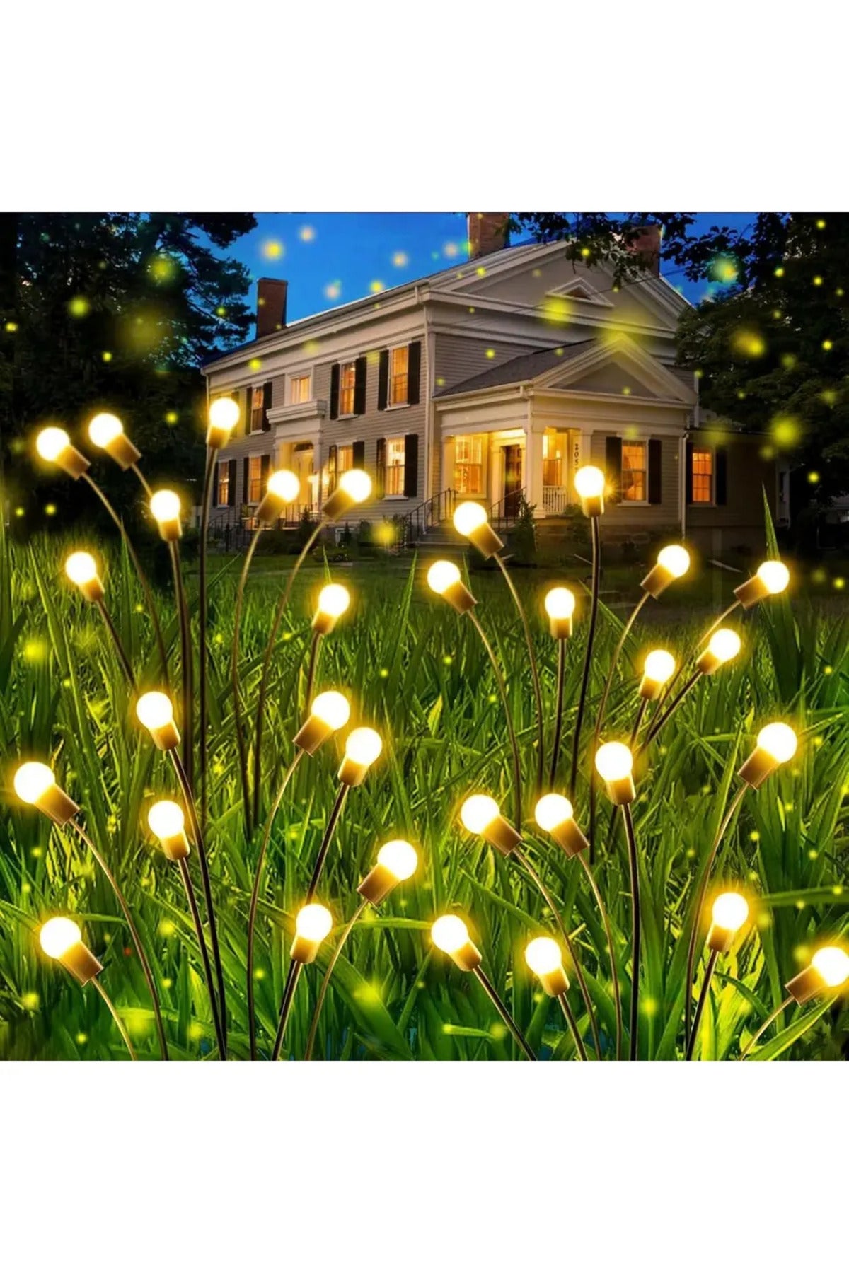2 Adet Solar Bahçe Lambası 8 LED’li Güneş Enerjili – Otomatik Sensörlü, Dış Mekân Aydınlatma