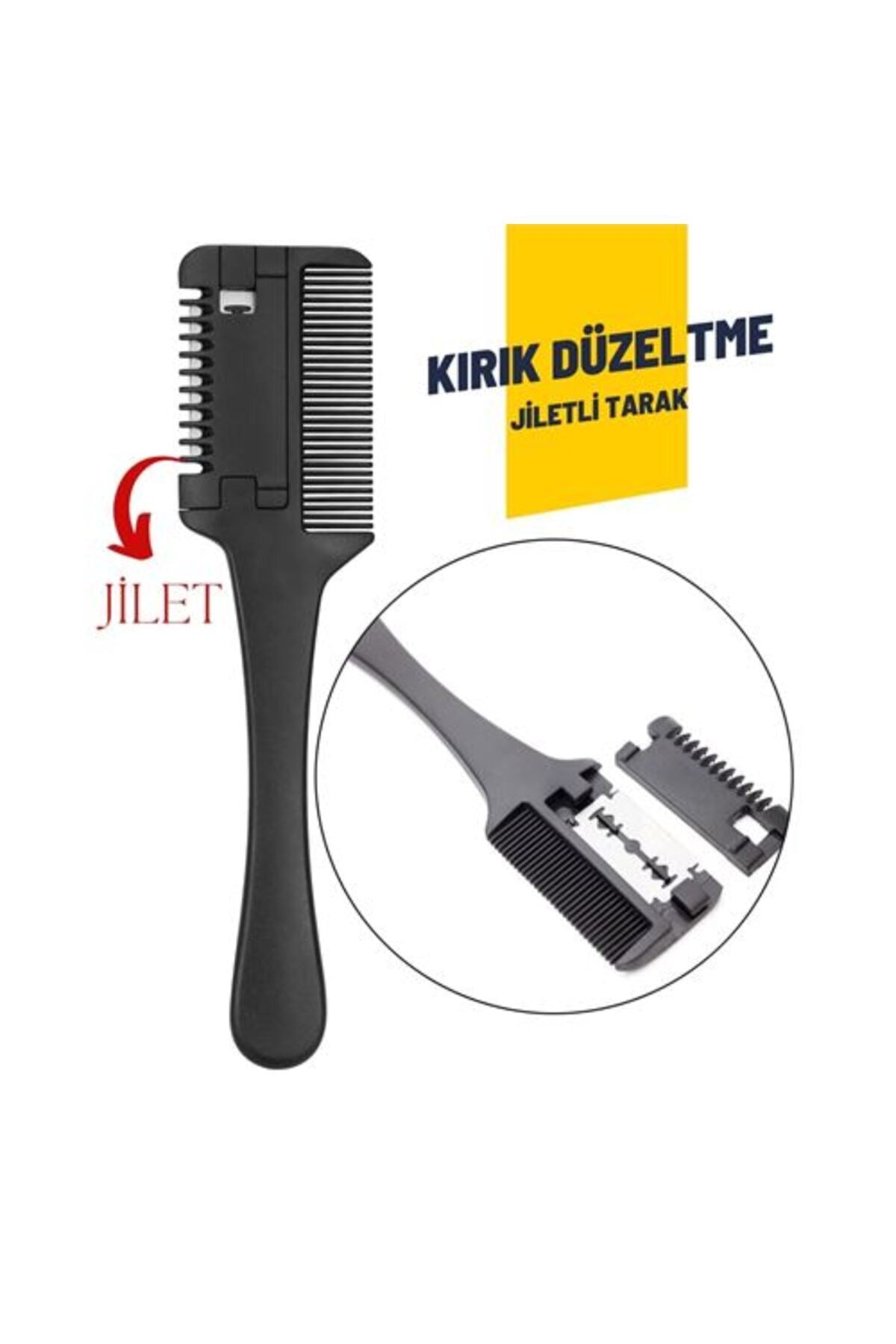 Absolute Kırık Saç Düzletme Jiletli Tarak