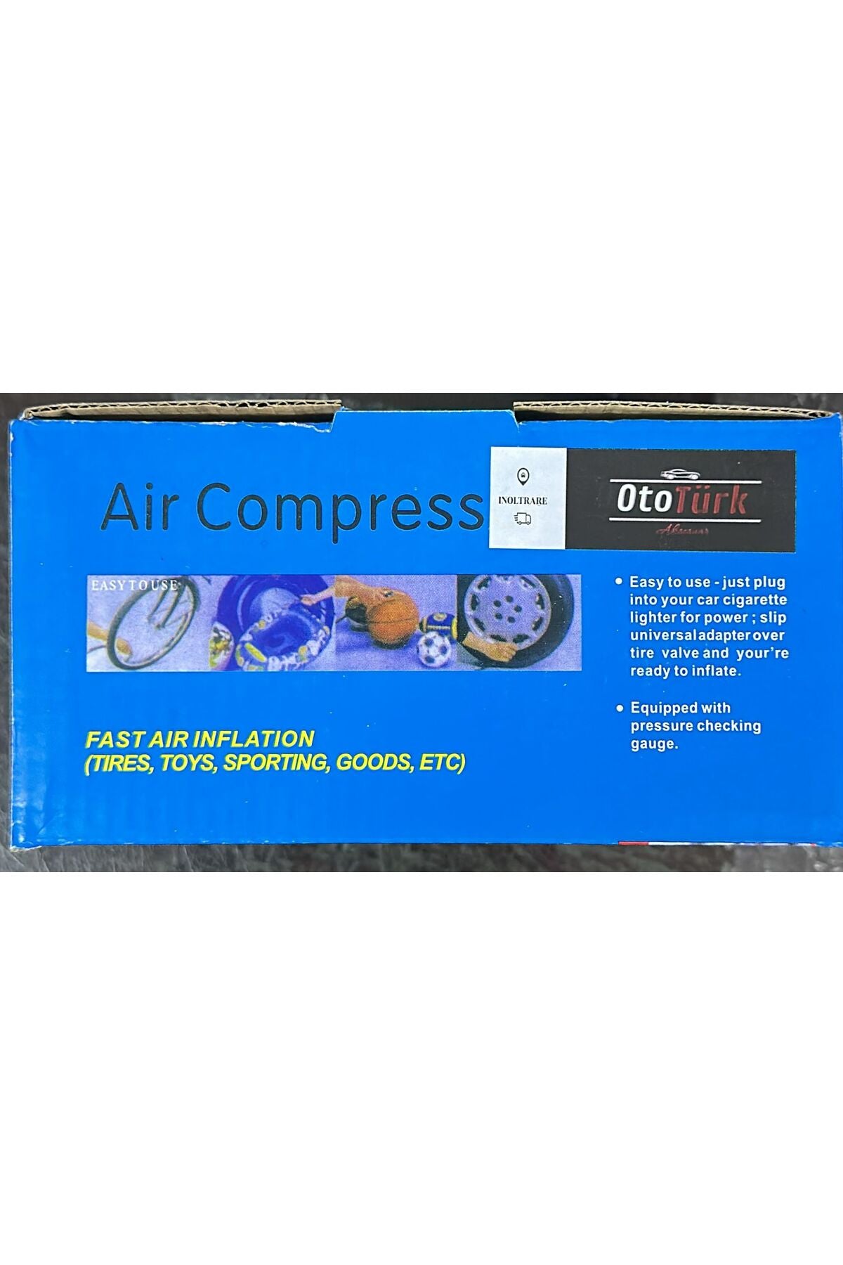 Çakmaklık Girişli Hava Kompresörü 12v 150 Psı Lastik Şişirici Pompa