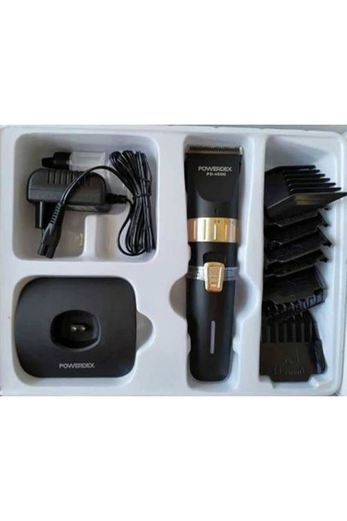 Profesyonel Salon Tipi Standtlı Saç Tıraş Makinesi 8 Başlıklı Saç Sakal Vücut Tıraş Makinesi