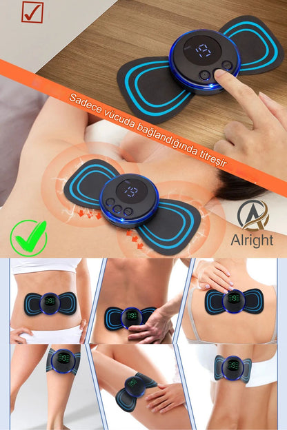 Tüm Vücut Kelebek Masaj Aleti Boyun Sırt Kol Bacak Masaj Cihazı (Massage Tool)