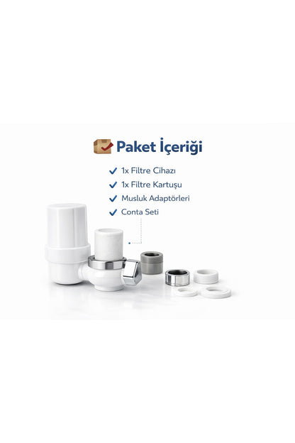 Musluk Ucu Su Arıtma Filtresi Pratik Takılabilir Su Arıtıcı Aparat Tasarruflu Filtre