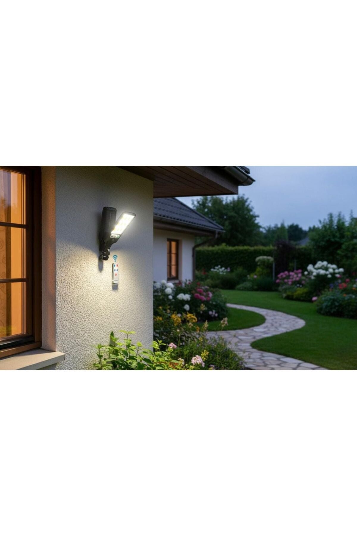 Solar Güneş Enerjili 120 Ledli 3 Modlu Hareket Sensörlü Su Geçirmez Lambası