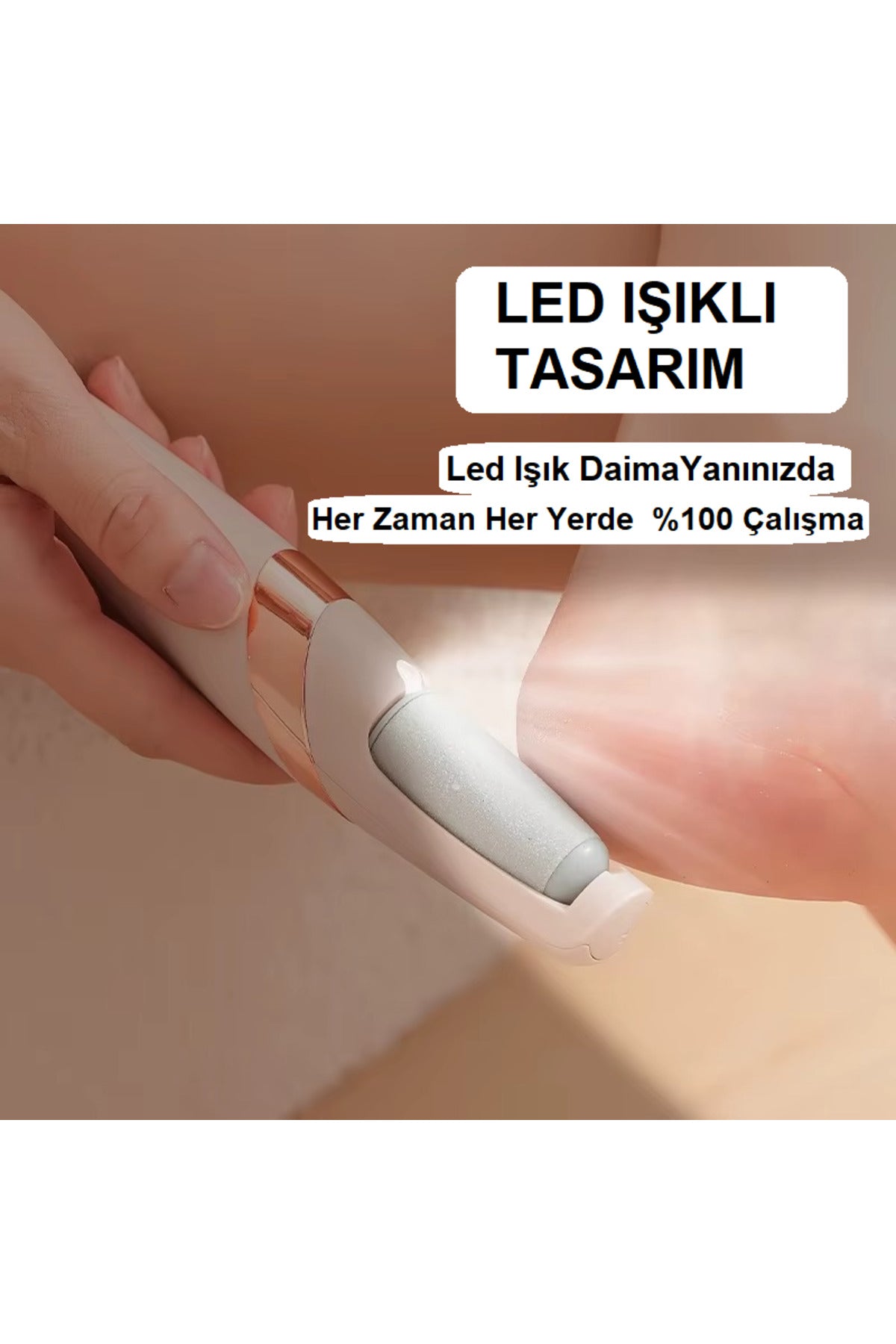 Şarjlı Ayak Törpüsü Pedikür ve Ayak Bakım Aleti Ayak Tabanı Bakım Törpüsü Topuk Nasır Temizleme