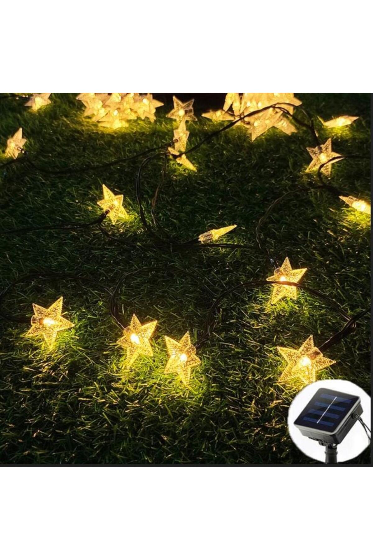 7 Metre 30 Yıldız Solar Led Işık – Güneş Enerjili Dış Mekan Dekoratif Aydınlatma