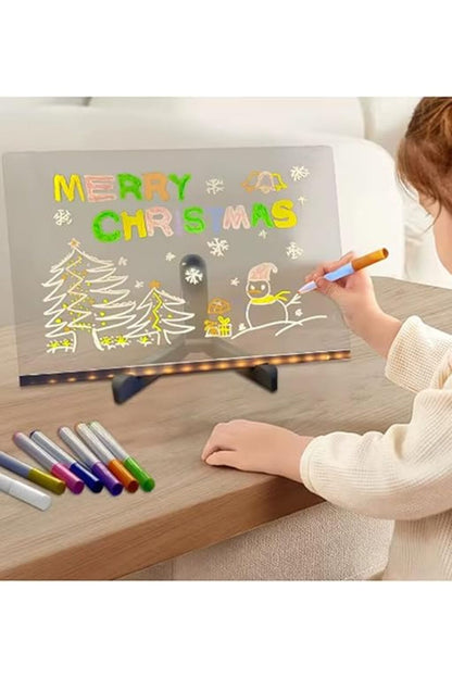 12 Inc Led Işıklı Çizim Tahtası Ayarlanabilir Stant Ve Kalemleri İle - Lisinya