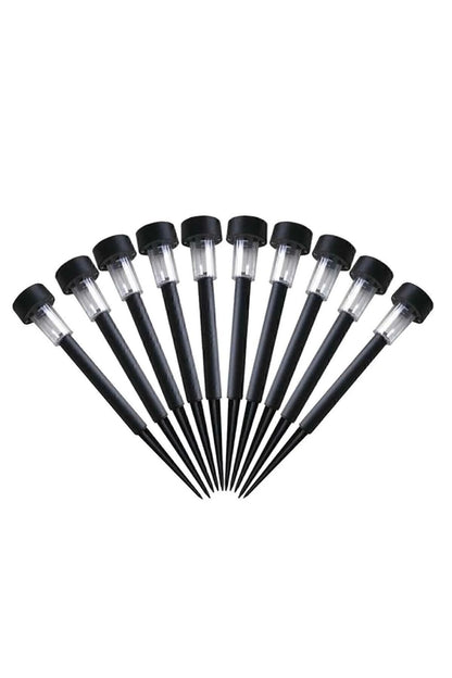 Güneş Enerjili Bahçe Lambası Plastik Saplama 5 lu Set