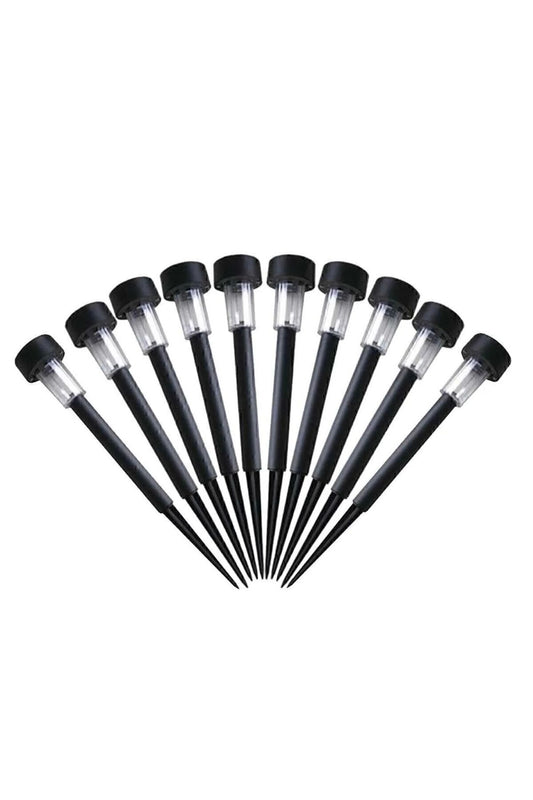 Güneş Enerjili Bahçe Lambası Plastik Saplama 5 lu Set