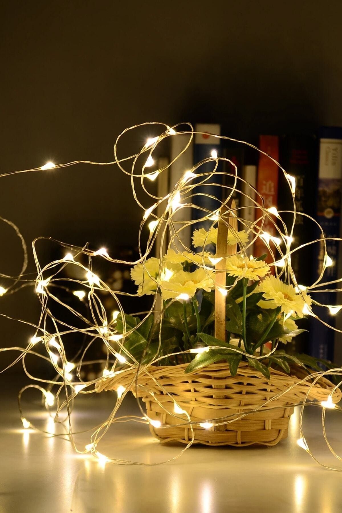 Peri Led Işık Kendinden Pilli 3 Mod Yanabilen 2 Mt Mini Pil Kutulu