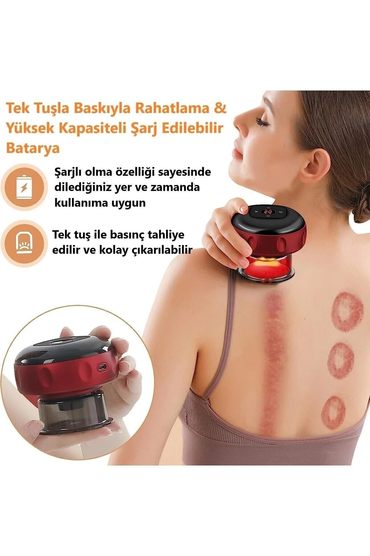 Yeni Model Kupa Çekme Terapisi Masaj Selülit Ve Yağ Yakma Hacamat Kupası