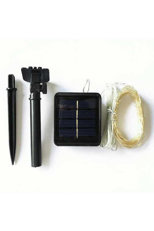 Gunes Enerjili Solar Bahce Aydinlatmasi 20 LED Dekoratif Dis Mekan Peyzaj Isigi