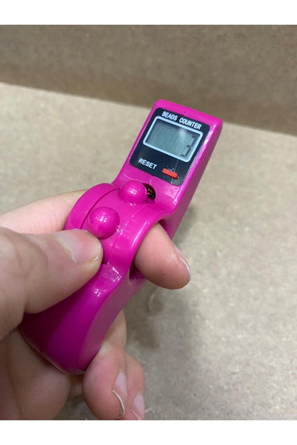 Dijital Tesbih Sayacı – LCD Ekranlı Zikir ve Dua Sayacı, Reset Tuşlu Beads Counter