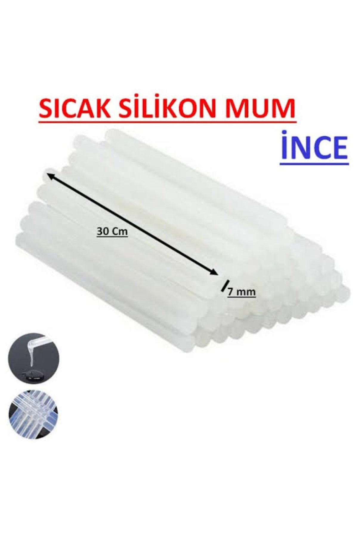 1 kilo ince silion 68 Adet şefaf