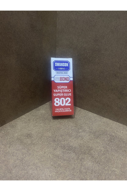 802 Süper Kapon yapıştırıcısı Cam Metal Ahşap Metal Plastik Alüminyum