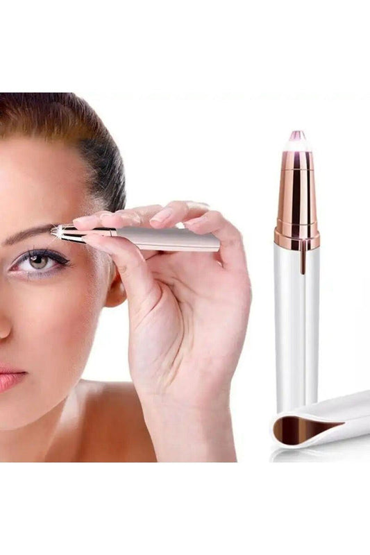Yüz Kaş Epilatör Kıl Kaş Bıyık Tüy Alma Aleti Epilasyon Traş Makinesi Pilli Model GCNG-044