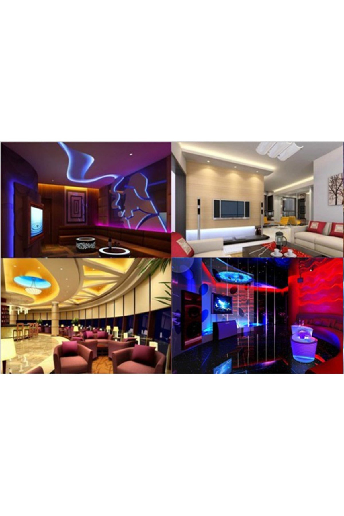Ledon Şerit Led Animasyonlu Rgb Led Seti 4,5 Metre