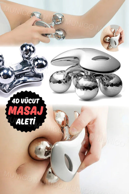 4D Masaj Aleti ile Selülit Azaltıcı ve Sıkılaştırıcı Egzersiz Seti