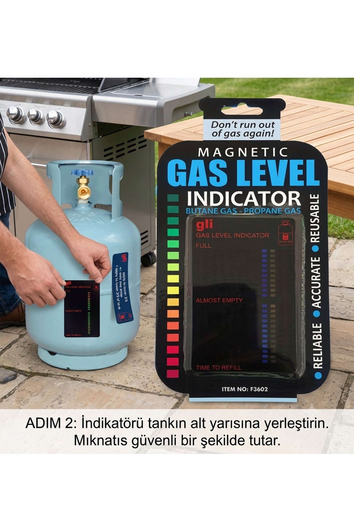 Dijital Gaz Alarm Dedektörü - Doğalgaz LPG Kaçak Güvenlik Sensörü Ev Koruma