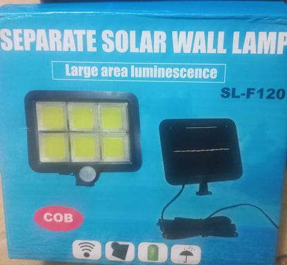 Kumandalı 3 Modlu Hareket Sensörlü Güneş Enerjili Solar 120 Cob Led Bahçe
