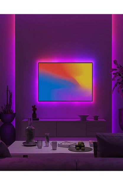 Led Lambader Oda Aydınlatma Sistemi Full Rgb Çok Özellik Full Renk Led Rbg Lambader