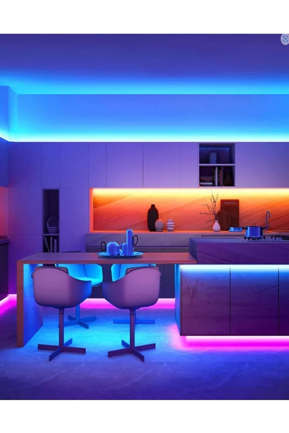 Led Lambader Oda Aydınlatma Sistemi Full Rgb Çok Özellik Full Renk Led Rbg Lambader