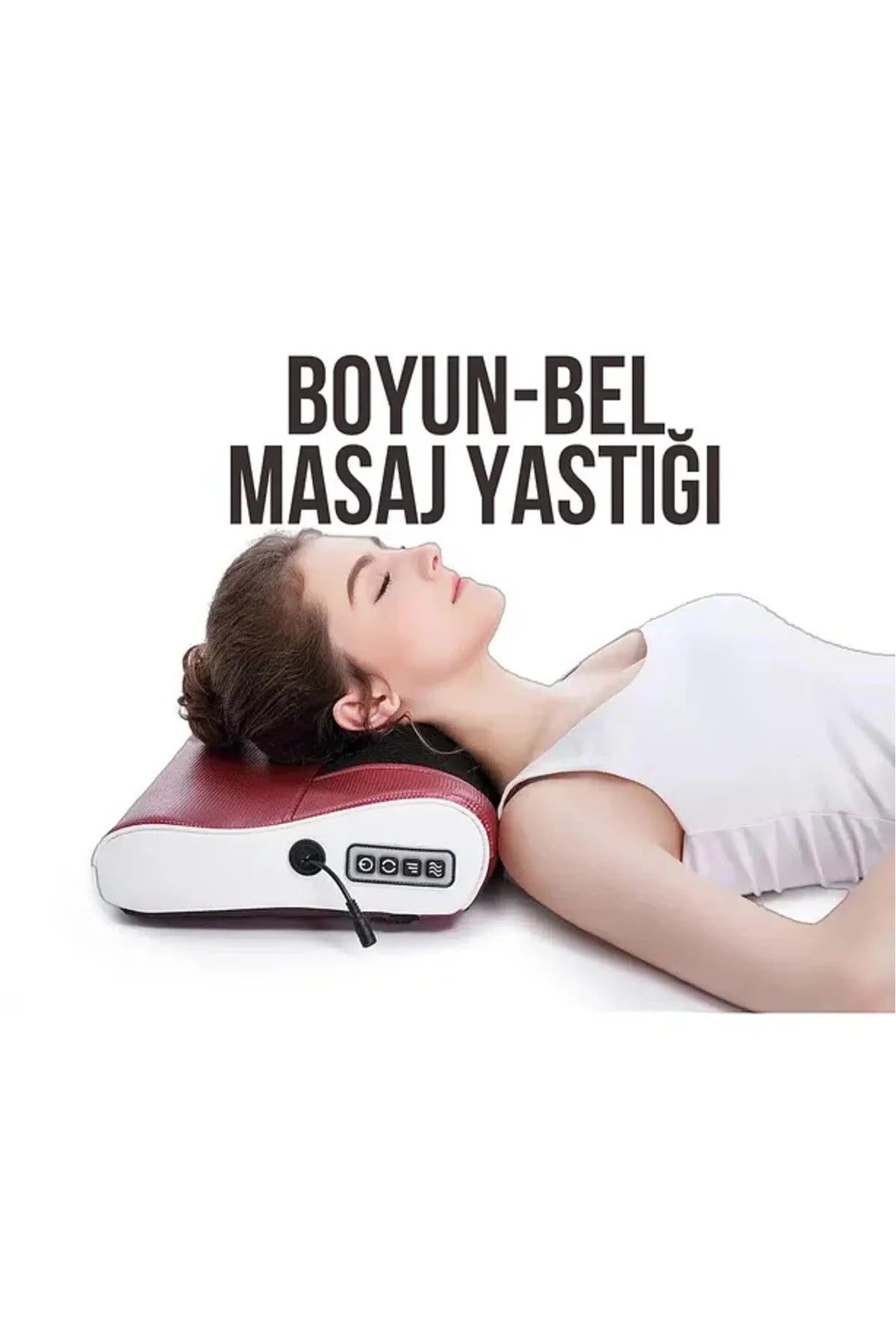 Boyun ve Bel Masaj Yastığı – Isıtmalı Elektrikli Rahatlatıcı Masaj Aleti