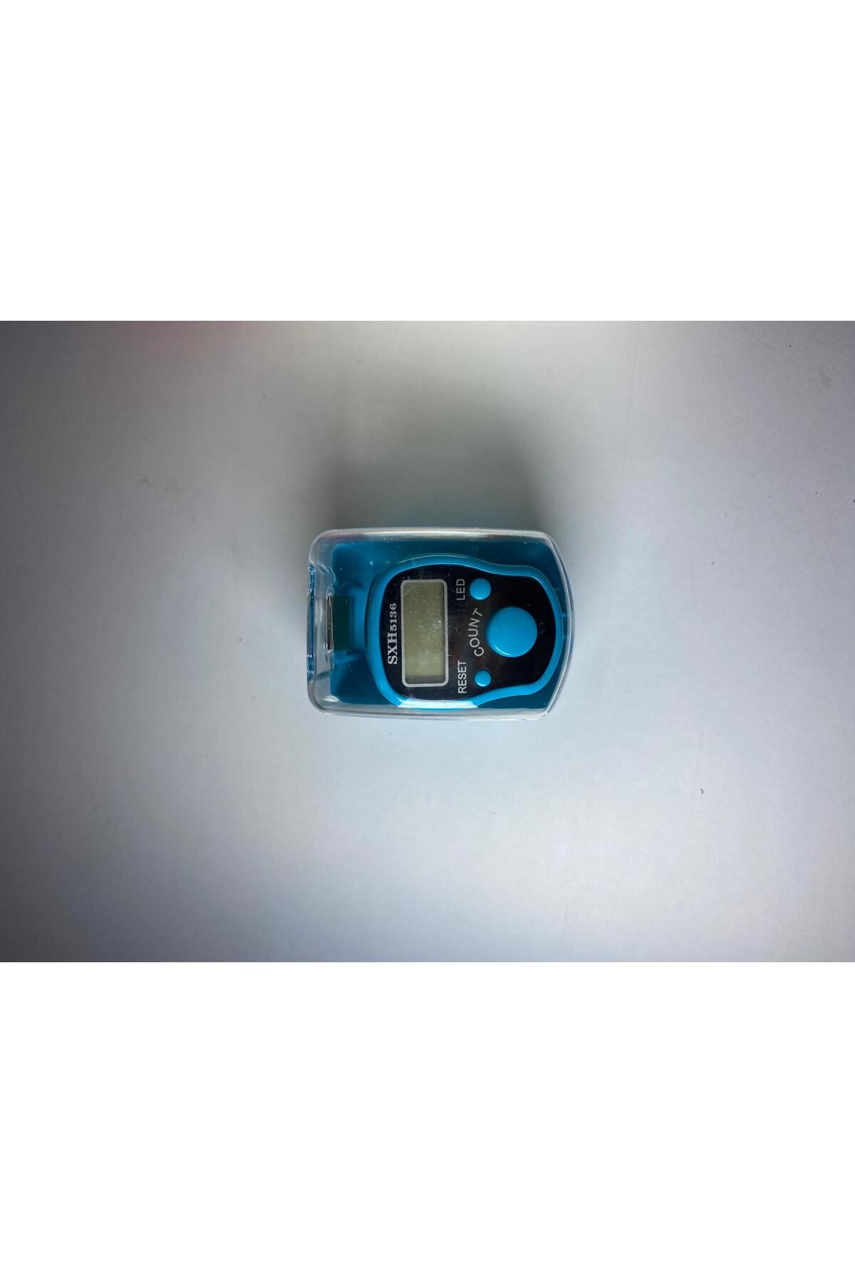 Dijital Parmak Zikirmatik LCD Ekranlı El Sayaç Reset Tuşlu Taşınabilir Mini Sayacı