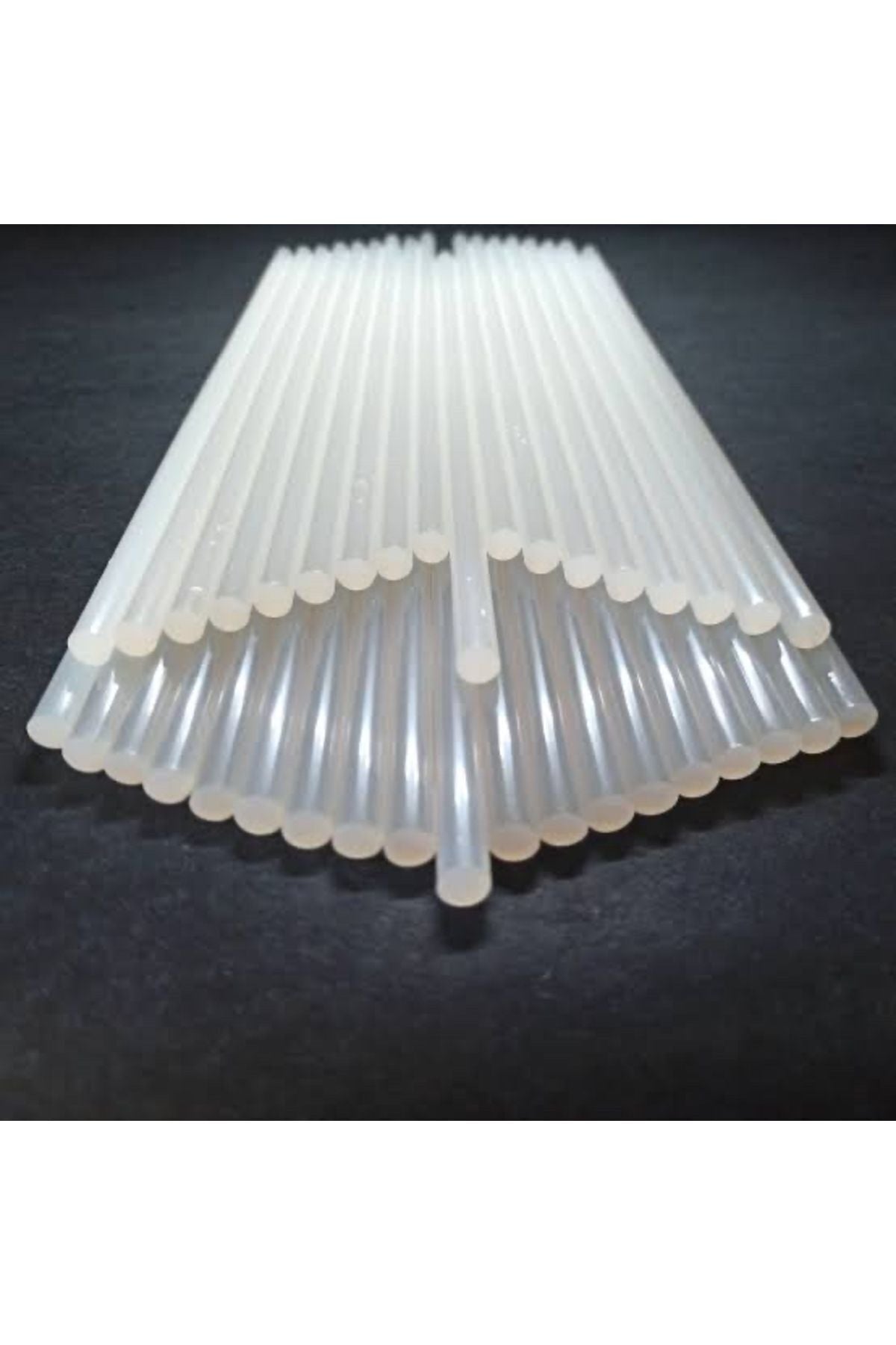 İnce Silikon Mum Çubuğu 7 mm – 1 Kg (Yaklaşık 88 Adet) | Sıcak Silikon Çubuk