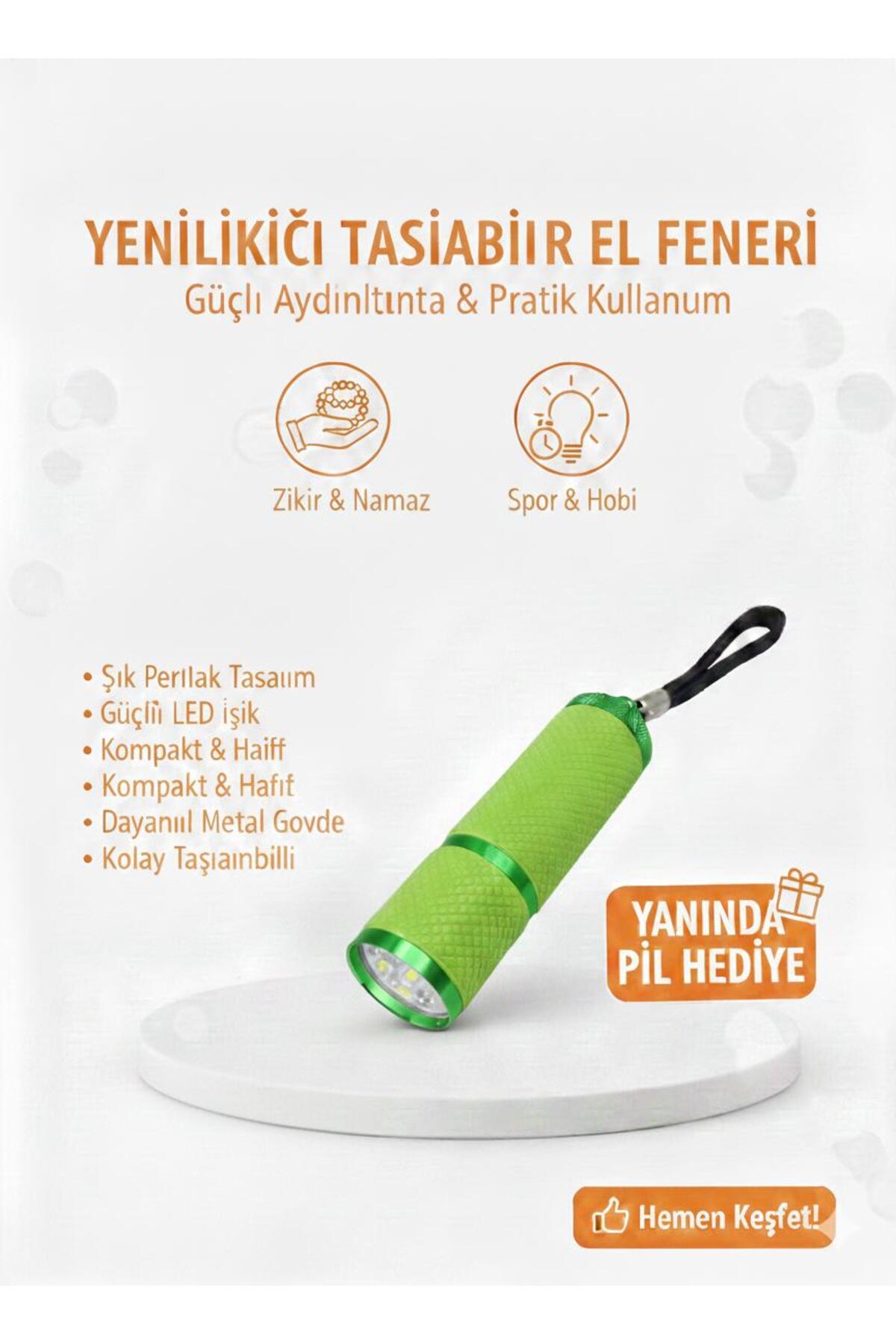 Mini LED El Feneri Anahtarlık – Taşınabilir, Güçlü Işık, Kamp & Acil Durum Feneri