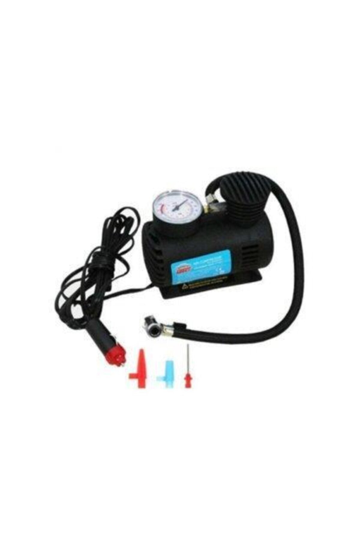 Araba Oto Araç Lastik Şişirme Pompası Hava Kompresörü 250psi 12v Volt Şişirici Kompresör Pompa Seti