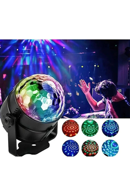 Disco topu Sese Duyarlı Led Küre Disko Topu Renkli Işıklı Lazer