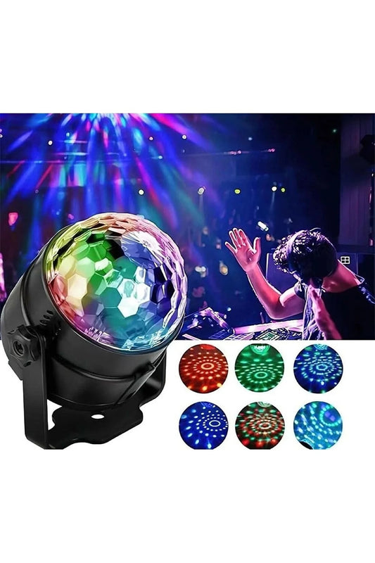 Disco topu Sese Duyarlı Led Küre Disko Topu Renkli Işıklı Lazer