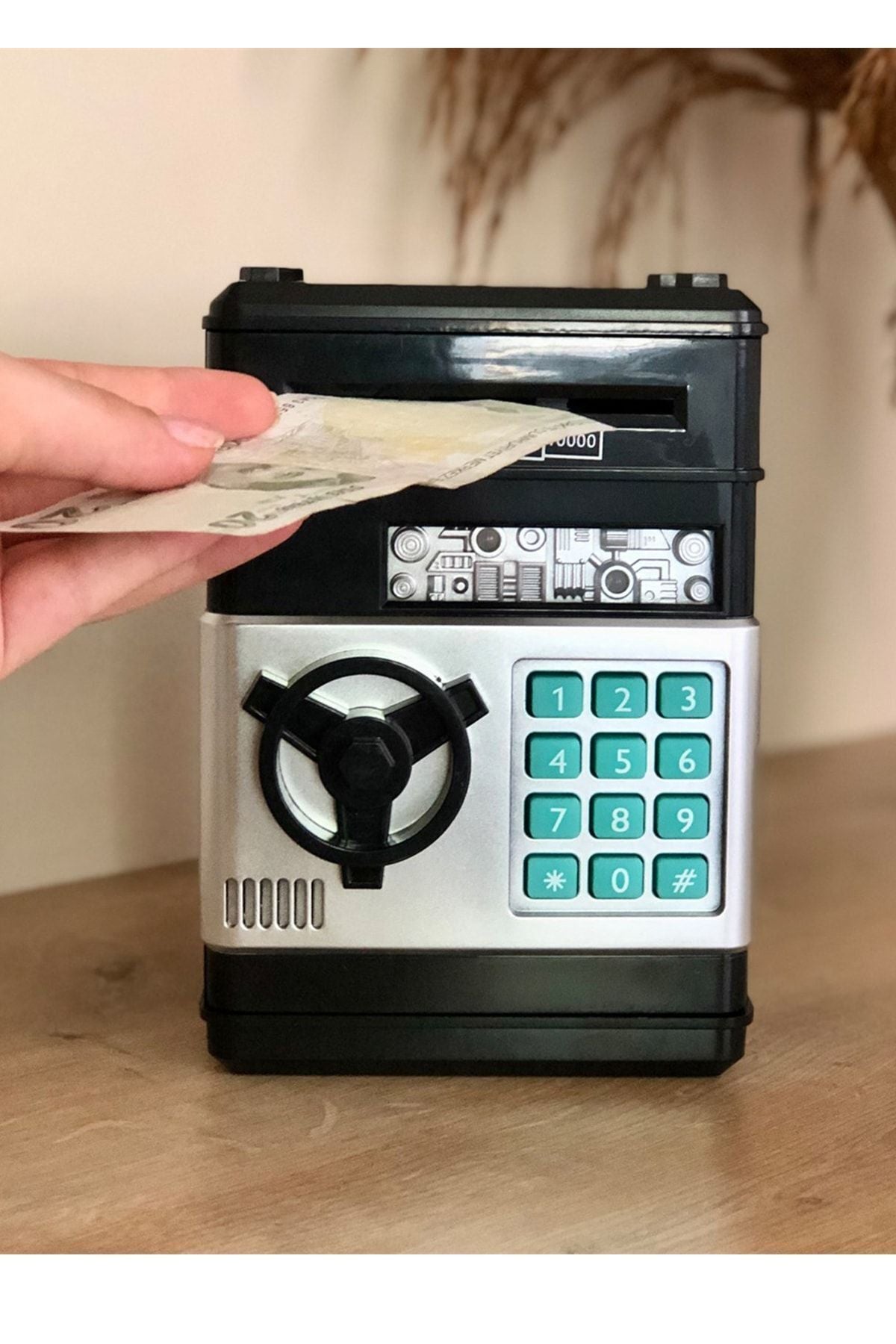 Atm Kasa Kumbara Siyah