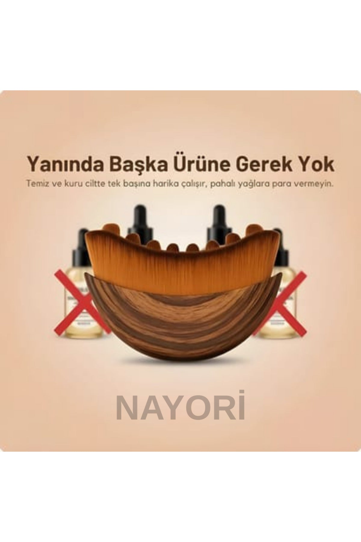 NAYORİ GLOBRUSH Lenf Drenajı Gıdı Ve Çene Şekillendirici Çok Fonksiyonlu Orjinal Yumuşak Yüz Fırçası