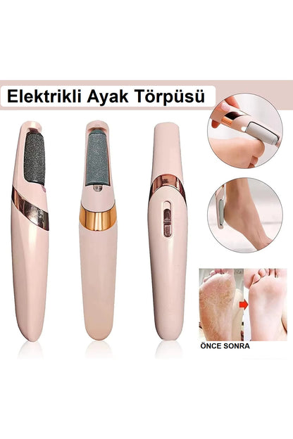 Şarjlı Ayak Törpüsü Pedikür ve Ayak Bakım Aleti Ayak Tabanı Bakım Törpüsü Topuk Nasır Temizleme