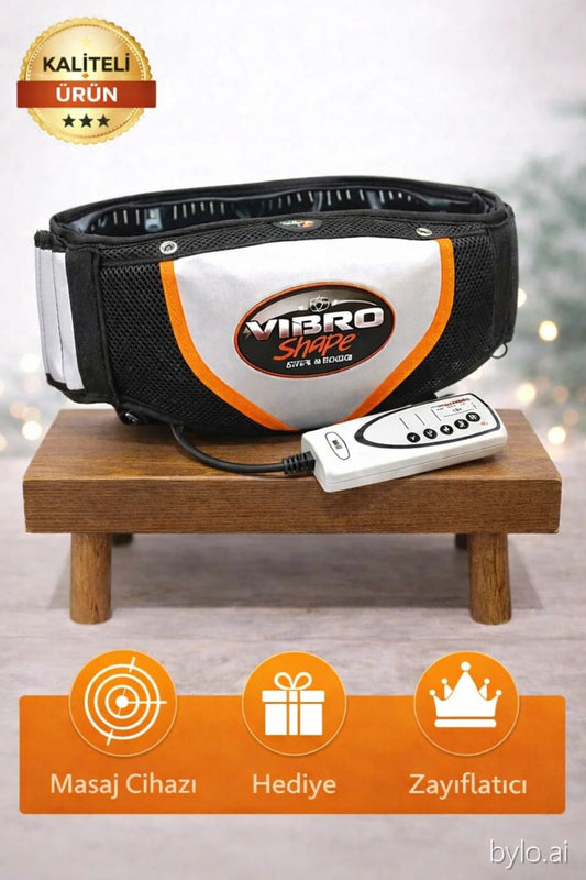 Vibro Shape Titreşimli ve Masaj Kemeri – , Ayarlanabilir, Kumandalı
