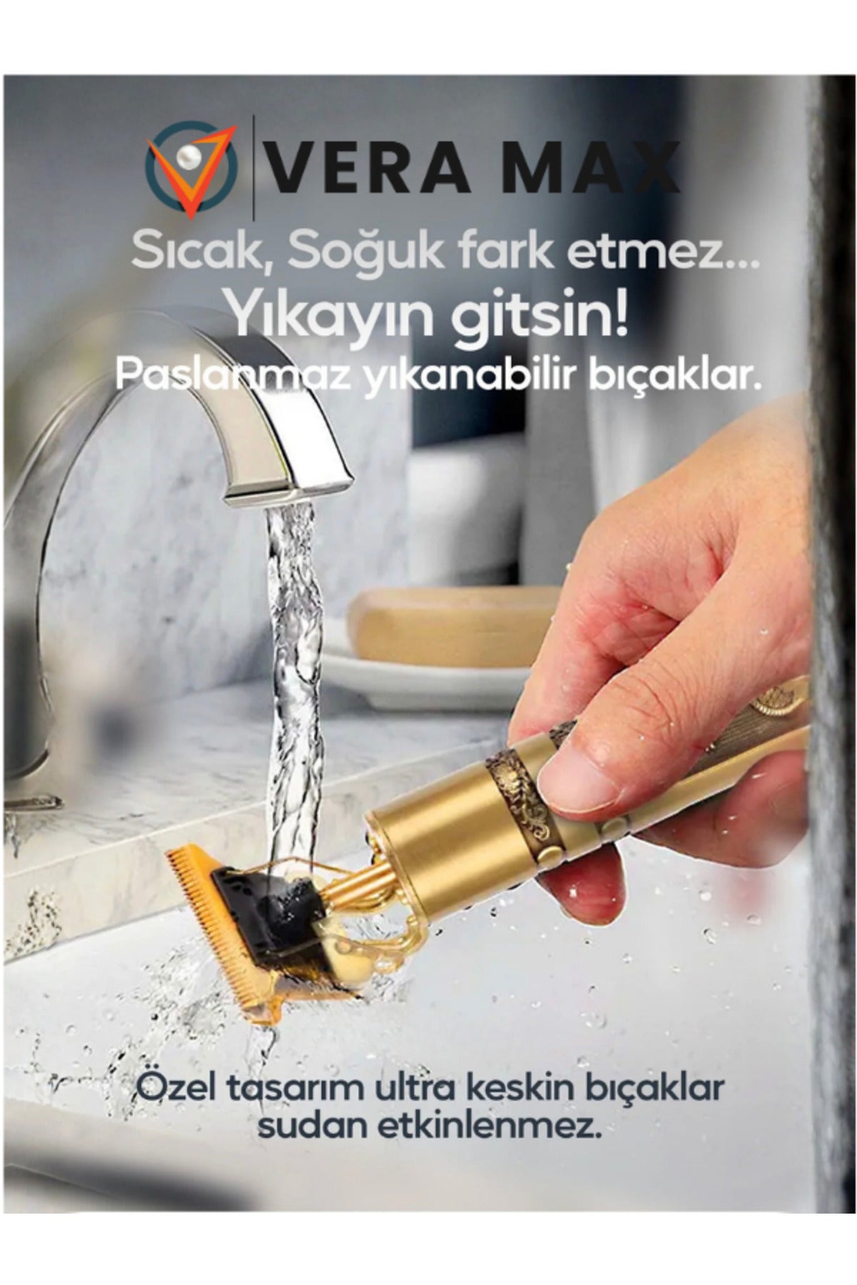 Profesyonel Saç Sakal  Vücut Ense Çizim Makinesi Epilasyon Öncesi Bay  Metal Gövdeli Usb Sarj