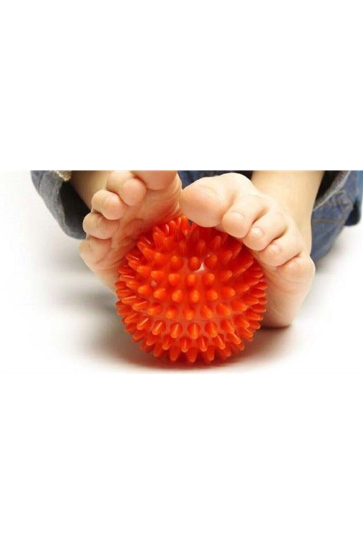2 Adet 7,5 cm boyutunda Dikenli Masaj Topu Duyu Uyarıcı Egzersiz Stres Azaltıcı Top orta yumuşaklık
