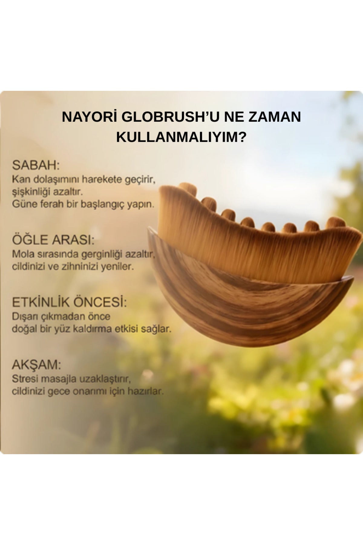 NAYORİ GLOBRUSH Lenf Drenajı Gıdı Ve Çene Şekillendirici Çok Fonksiyonlu Orjinal Yumuşak Yüz Fırçası