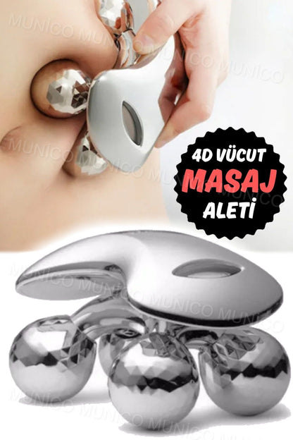 4D Masaj Aleti ile Selülit Azaltıcı ve Sıkılaştırıcı Egzersiz Seti