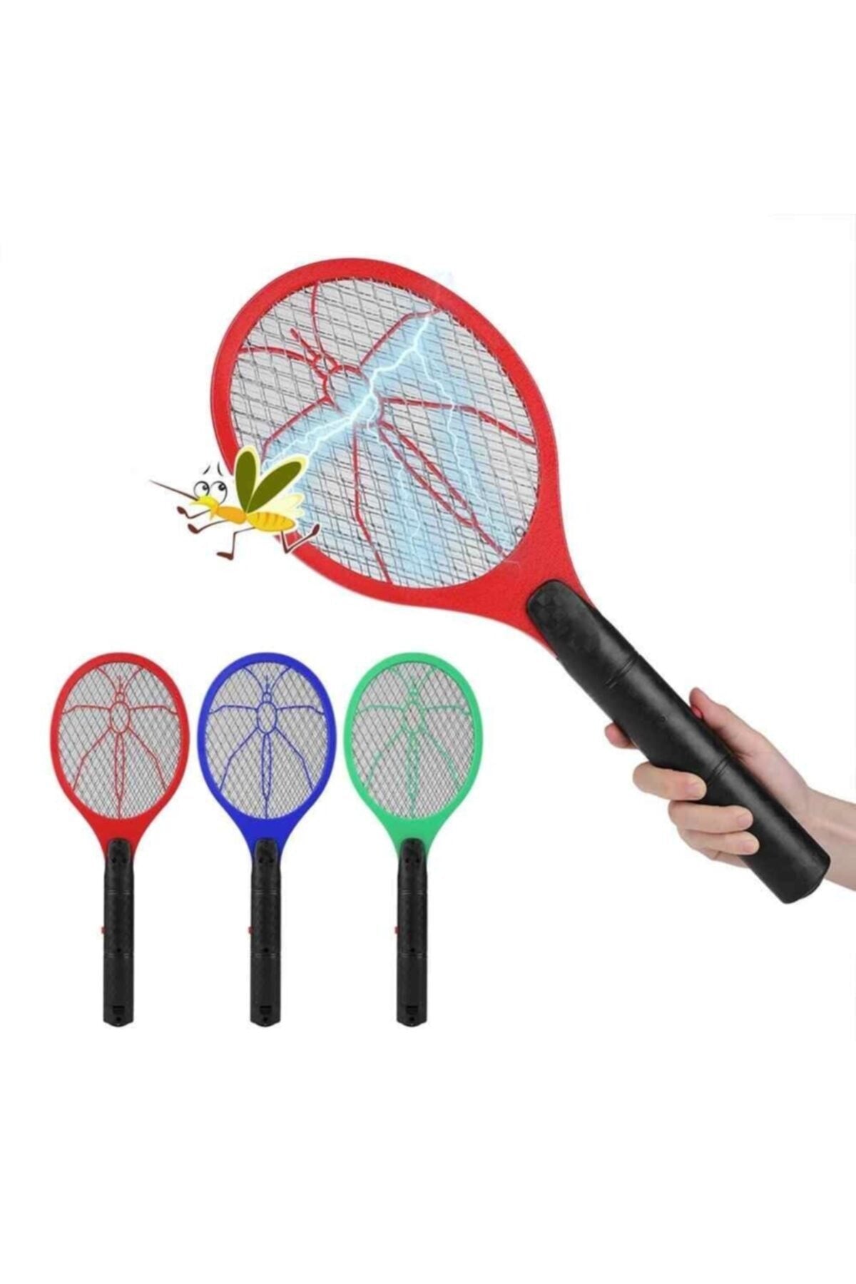 Şarjlı Sinek Raketi Sivrisinek Öldürücü Raket Haşere Öldüren Sineklik Aleti