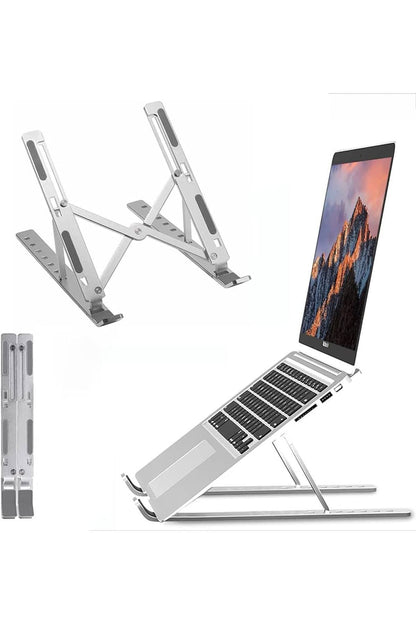 Aliminyum Ayarlı Laptop Macbook Notebook Güncel Yükseltici Tutucu