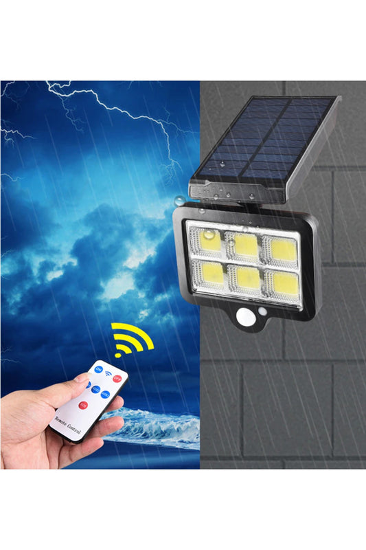 Solar Lamba 120 Led 6 Bölmeli Güneş Enerjili Bahçe Aydınlatma