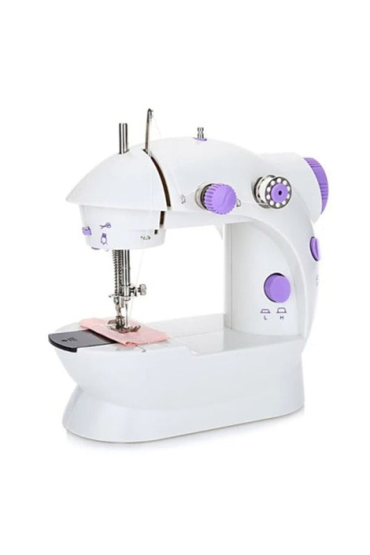 Taşınabilir Dikiş Makinesi Mini Portatif Hız Ayarlı Kademeli Pratik Seyahat Dikiş Makinesi