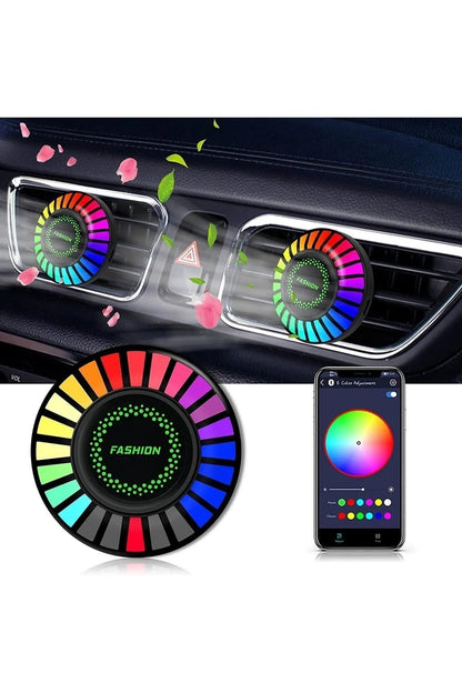 Araç Içi Rgb Sese Duyarlı Ekolayzer Led Işıklı Koku
