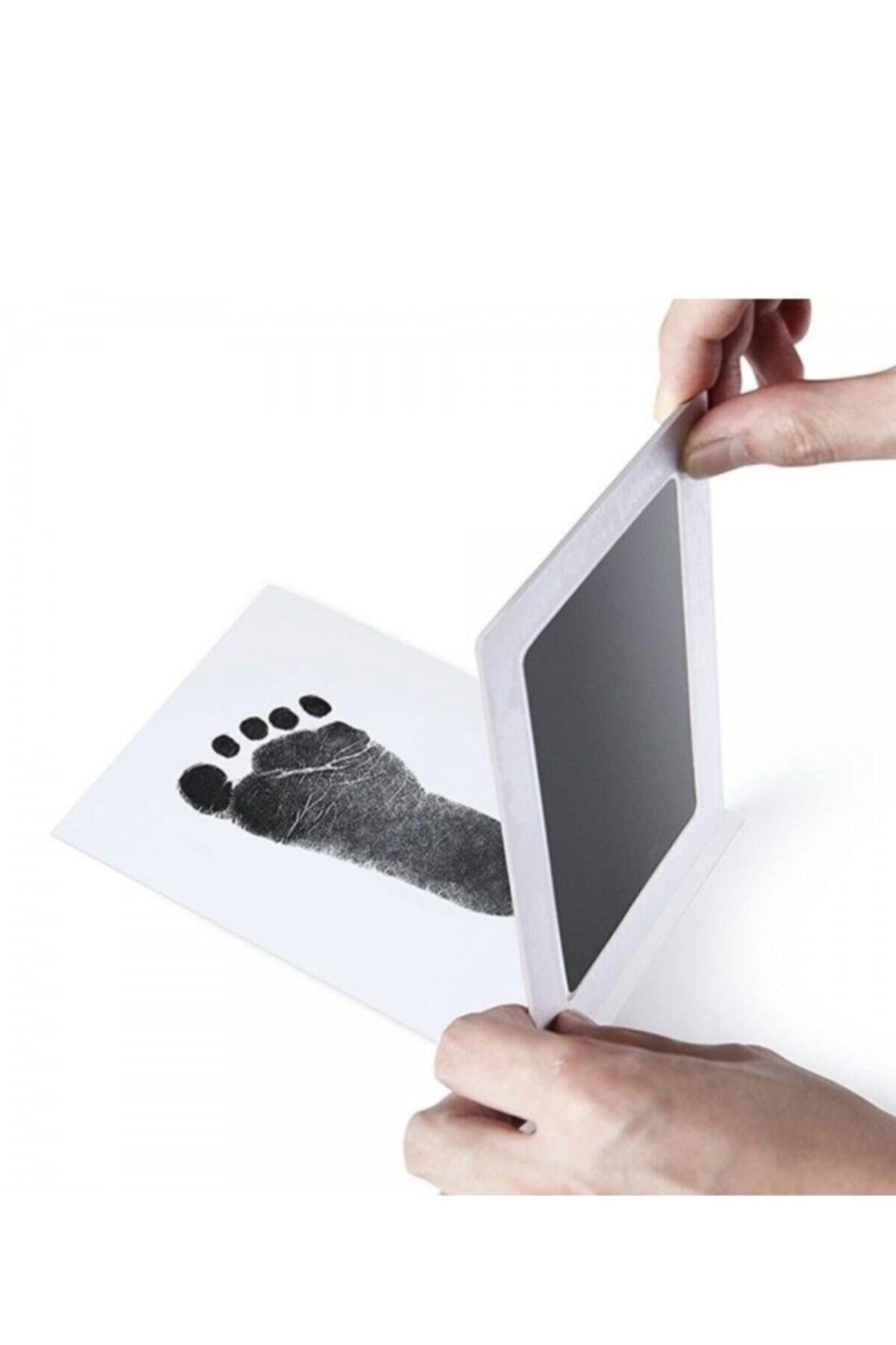 Yenidoğan Bebek El Ve Ayak Izi Fotoğraf - Toksik Olmayan Mürekkepsiz Hatıra Baskı Kiti - 8 X 12 Cm
