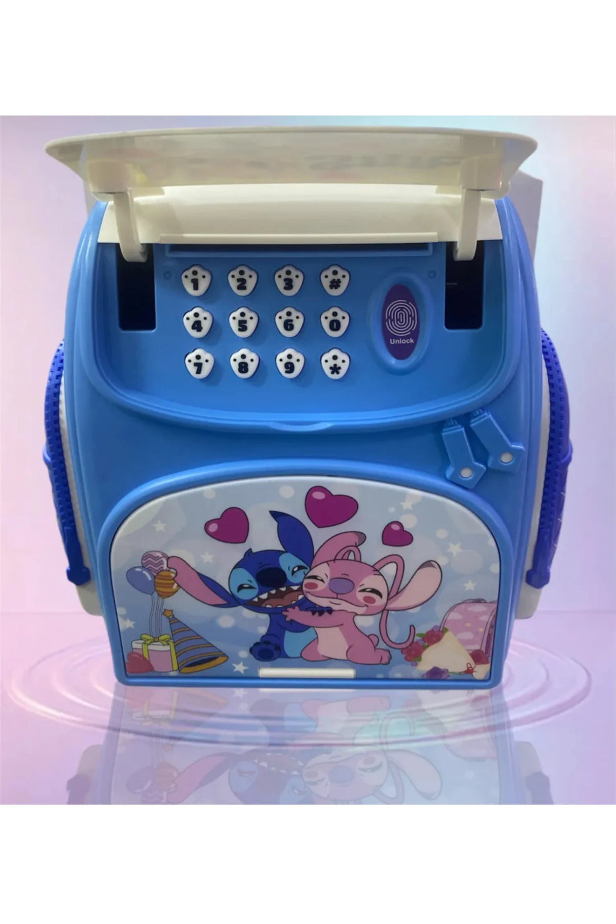 Stitch Temalı Dekoratif Kumbara | Çocuklar İçin Sevimli Para Biriktirme Kutusu